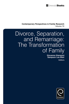 Cover of Divorce, Separation, and Remarriage: The Transformation of Family