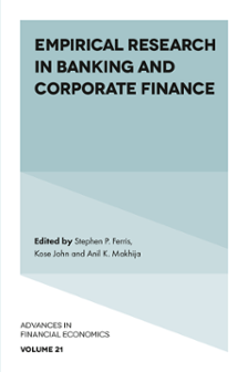 Cover of Empirical Research in Banking and Corporate Finance