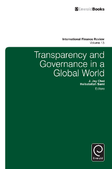 Cover of Transparency and Governance in a Global World