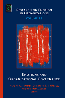 Cover of Emotions and Organizational Governance