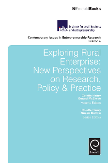 Cover of Exploring Rural Enterprise: New Perspectives on Research, Policy & Practice