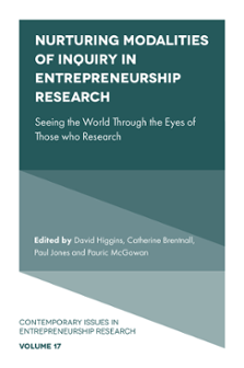 Cover of Nurturing Modalities of Inquiry in Entrepreneurship Research: Seeing the World Through the Eyes of Those Who Research