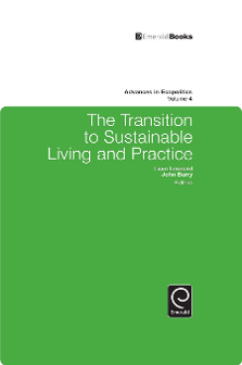 Cover of The Transition to Sustainable Living and Practice