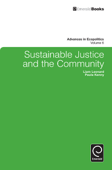 Cover of Sustainable Justice and the Community