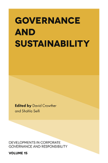 Cover of Governance and Sustainability