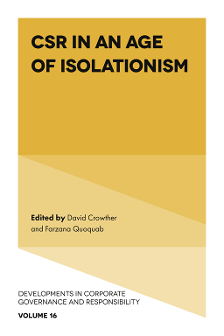 Cover of CSR in an age of Isolationism