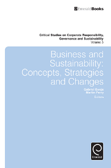 Cover of Business and Sustainability: Concepts, Strategies and Changes