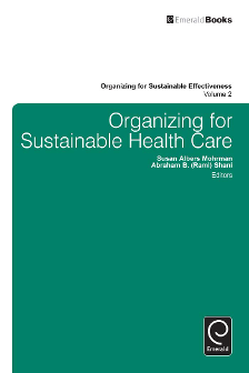 Cover of Organizing for Sustainable Health Care