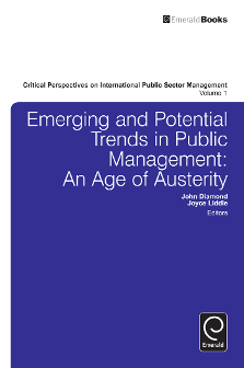 Cover of Emerging and Potential Trends in Public Management: An Age of Austerity