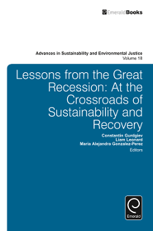 Cover of Lessons from the Great Recession: At the Crossroads of Sustainability and Recovery