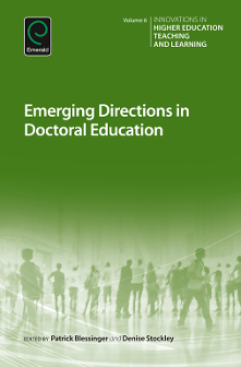 Cover of Emerging Directions in Doctoral Education