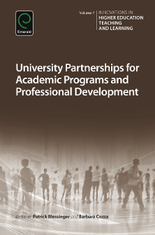 Cover of University Partnerships for Academic Programs and Professional Development