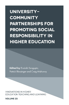 Cover of University–Community Partnerships for Promoting Social Responsibility in Higher Education