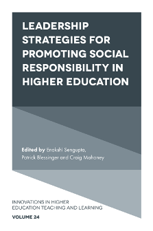 Cover of Leadership Strategies for Promoting Social Responsibility in Higher Education