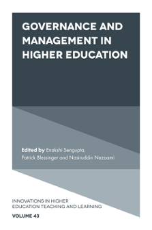Cover of Governance and Management in Higher Education