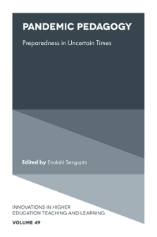 Cover of Pandemic Pedagogy: Preparedness in Uncertain Times