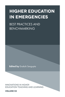 Cover of Higher Education in Emergencies: Best Practices and Benchmarking