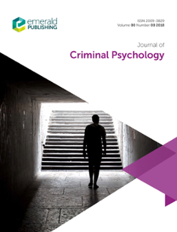 Cover of Journal of Criminal Psychology
