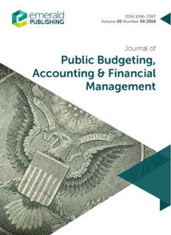 Cover of Journal of Public Budgeting, Accounting & Financial Management