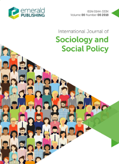 Cover of International Journal of Sociology and Social Policy