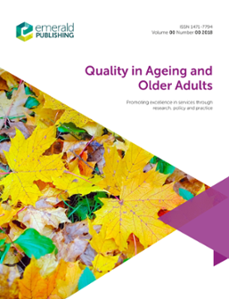 Cover of Quality in Ageing and Older Adults