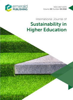 Cover of International Journal of Sustainability in Higher Education