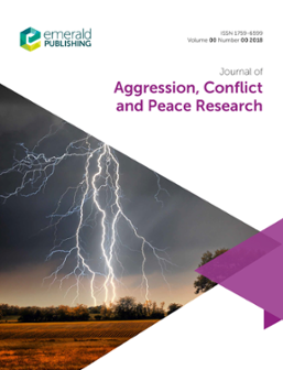 Cover of Journal of Aggression, Conflict and Peace Research