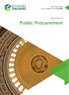Cover of Journal of Public Procurement