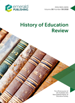 Cover of History of Education Review