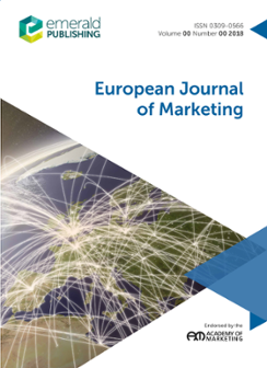Cover of European Journal of Marketing