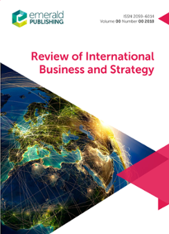 Cover of Review of International Business and Strategy