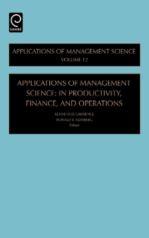 Cover of Applications of Management Science: In Productivity, Finance, and Operations