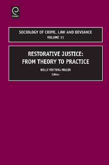 Cover of Restorative Justice: from Theory to Practice
