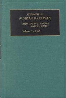 Cover of Advances in Austrian Economics