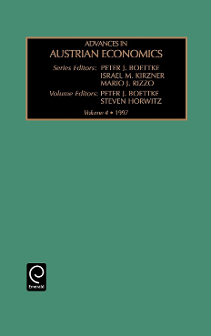 Cover of Advances in Austrian Economics