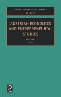 Cover of Austrian Economics and Entrepreneurial Studies