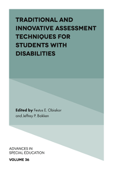 Cover of Traditional and Innovative Assessment Techniques for Students with Disabilities