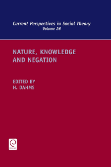 Cover of Nature, Knowledge and Negation