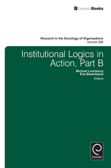 Cover of Institutional Logics in Action, Part B