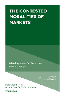 Cover of The Contested Moralities of Markets