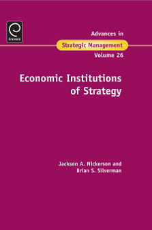 Cover of Economic Institutions of Strategy