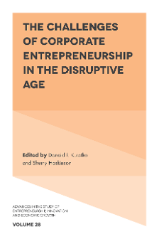 Cover of The Challenges of Corporate Entrepreneurship in the Disruptive Age