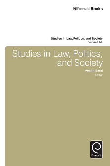Cover of Studies in Law, Politics, and Society