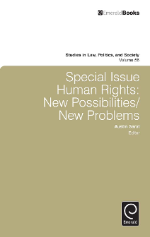 Cover of Special Issue Human Rights: New Possibilities/New Problems