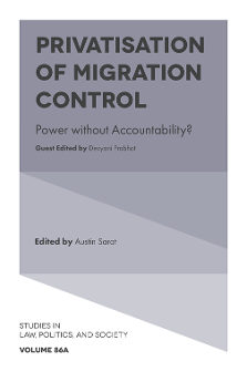 Cover of Privatisation of Migration Control: Power without Accountability?
