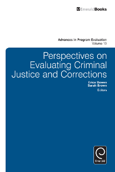 Cover of Perspectives on Evaluating Criminal Justice and Corrections