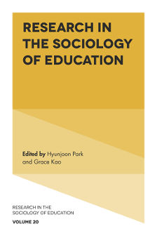 Cover of Research in the Sociology of Education