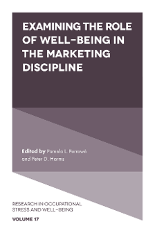 Cover of Examining the Role of Well-being in the Marketing Discipline