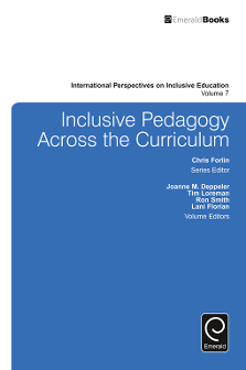 Cover of Inclusive Pedagogy Across the Curriculum