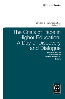 Cover of The Crisis of Race in Higher Education: A Day of Discovery and Dialogue
